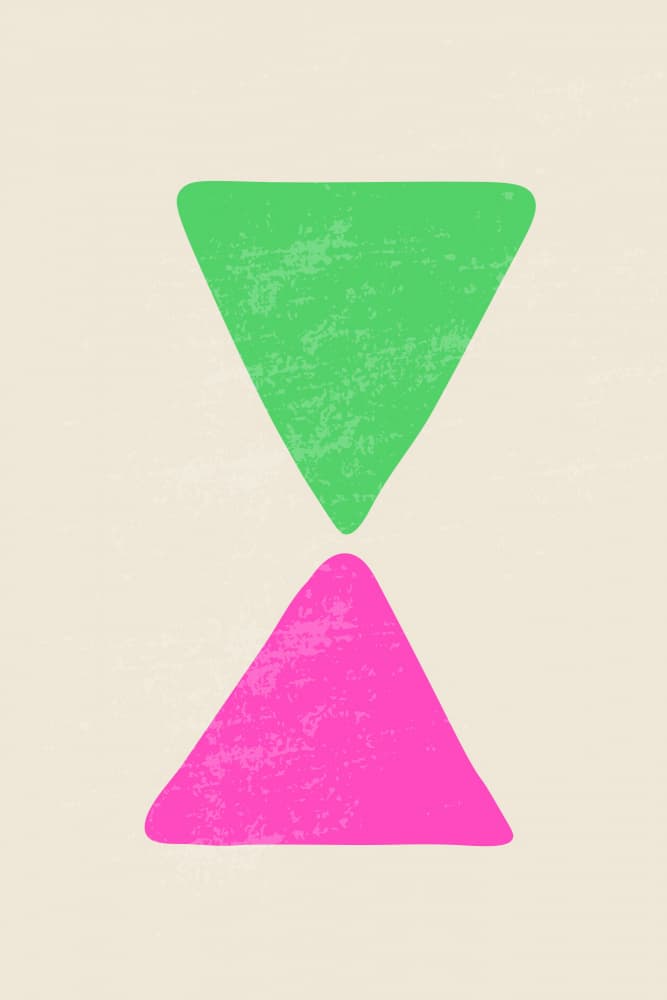 Inverse Geometric Triangles by jay stanley — canvas wall art