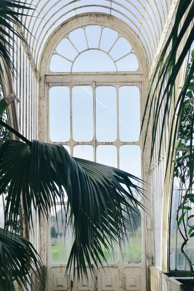 Historic Conservatory View by Talitha McQueen — canvas wall art