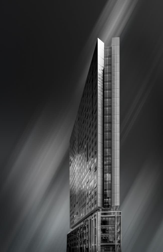 Sleek Urban Tower by David Chiodo — canvas wall art