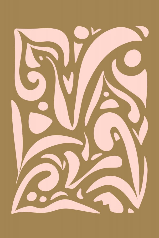 Organic Flowing Shapes by Studio Memb — canvas wall art