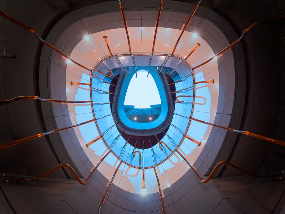 Architectural Eye View by Mike Kreiten — canvas wall art