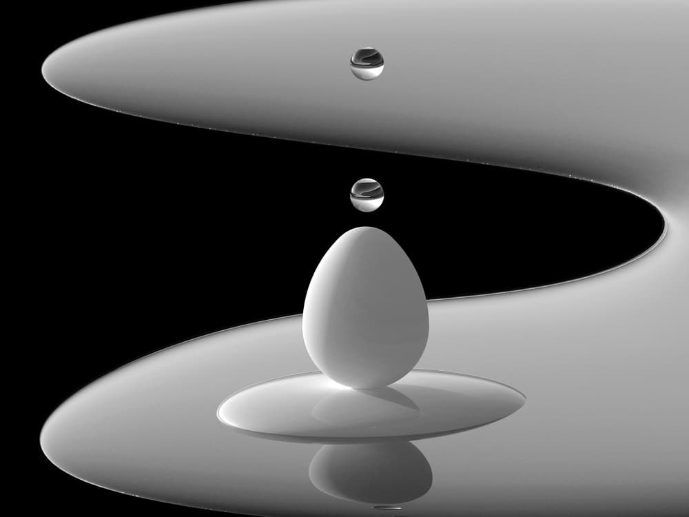 Drops and Curve by Antonyus Bunjamin (Abe) — canvas wall art