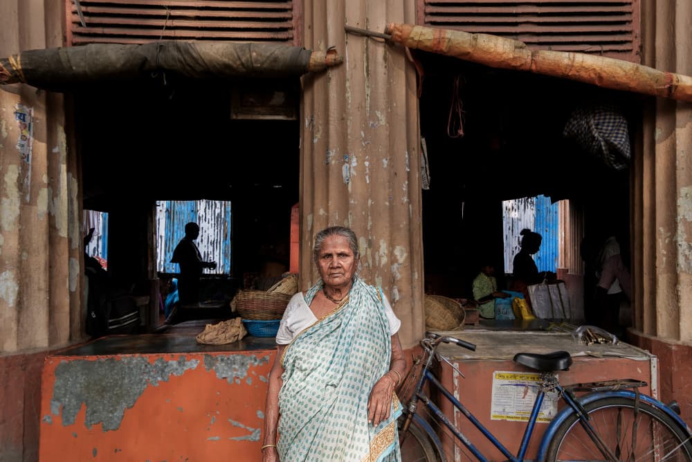 Street Vendor India by Kuntal Biswas — canvas wall art