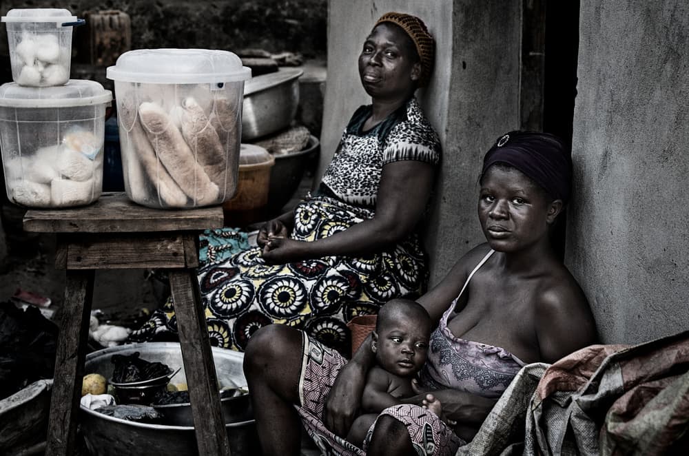 Women of the Market by Joxe Inazio Kuesta Garmendia — canvas wall art