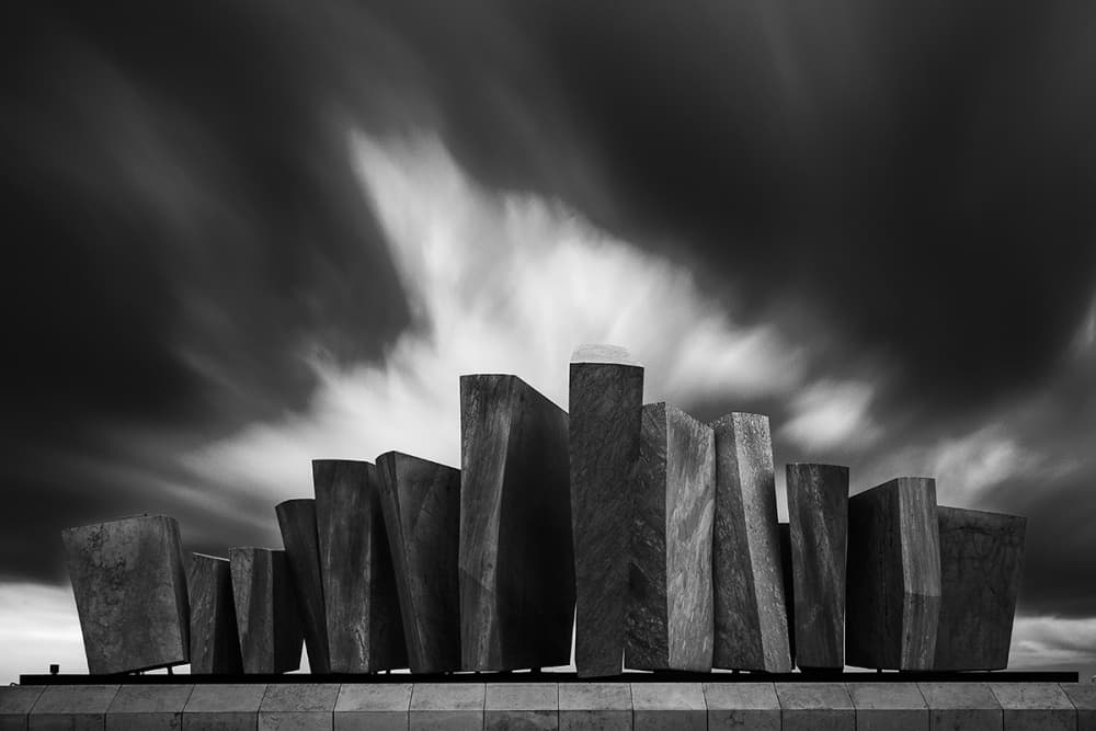 Dramatic Stone Blocks by Massimo Della Latta — canvas wall art