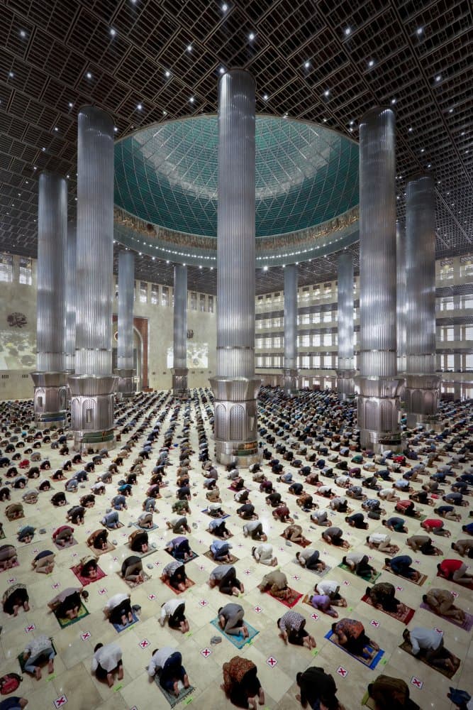 Grand Mosque Prayer by Gatot Herliyanto — canvas wall art