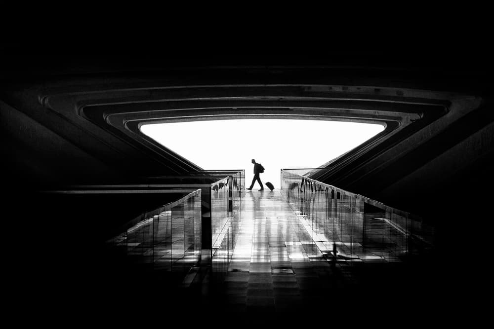 Solitary Path To Light by Rui Correia — canvas wall art