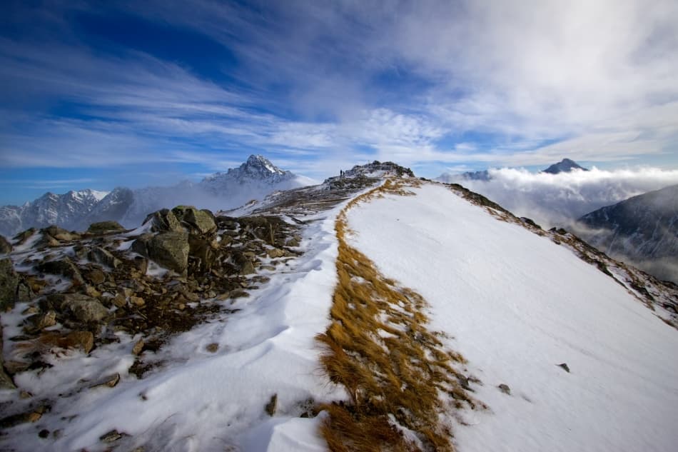 Snowy Mountain Path by Przemyslaw Kruk — canvas wall art