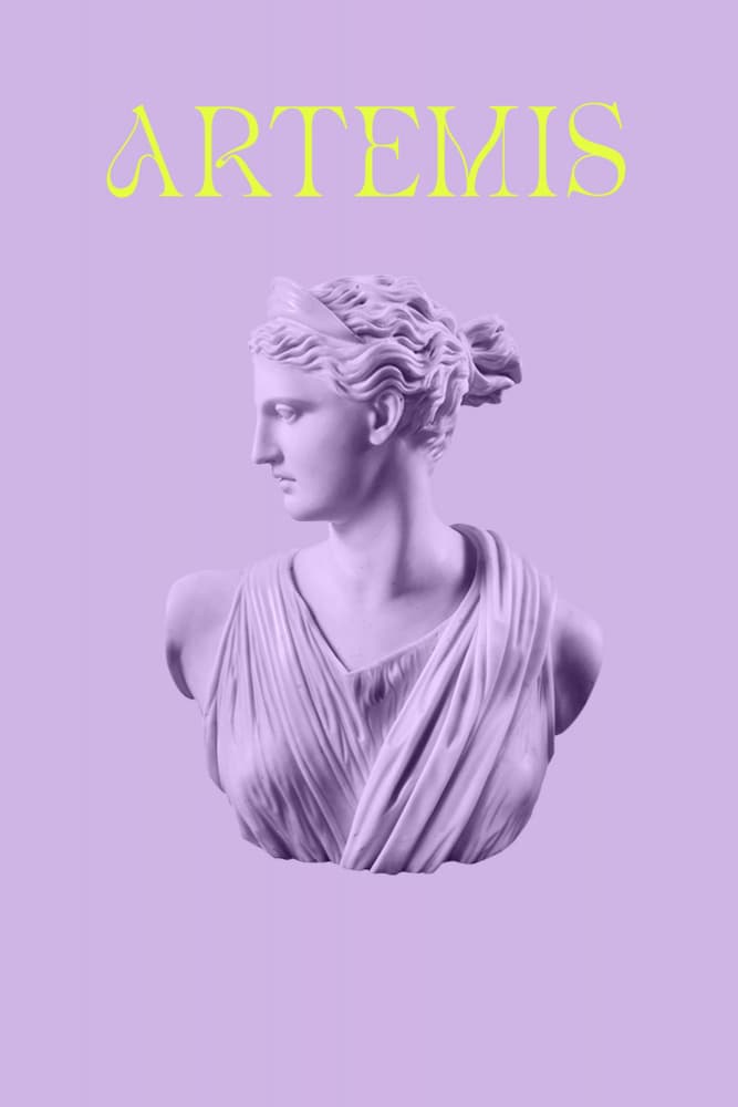 Artemis Goddess Bust by Talitha McQueen — canvas wall art