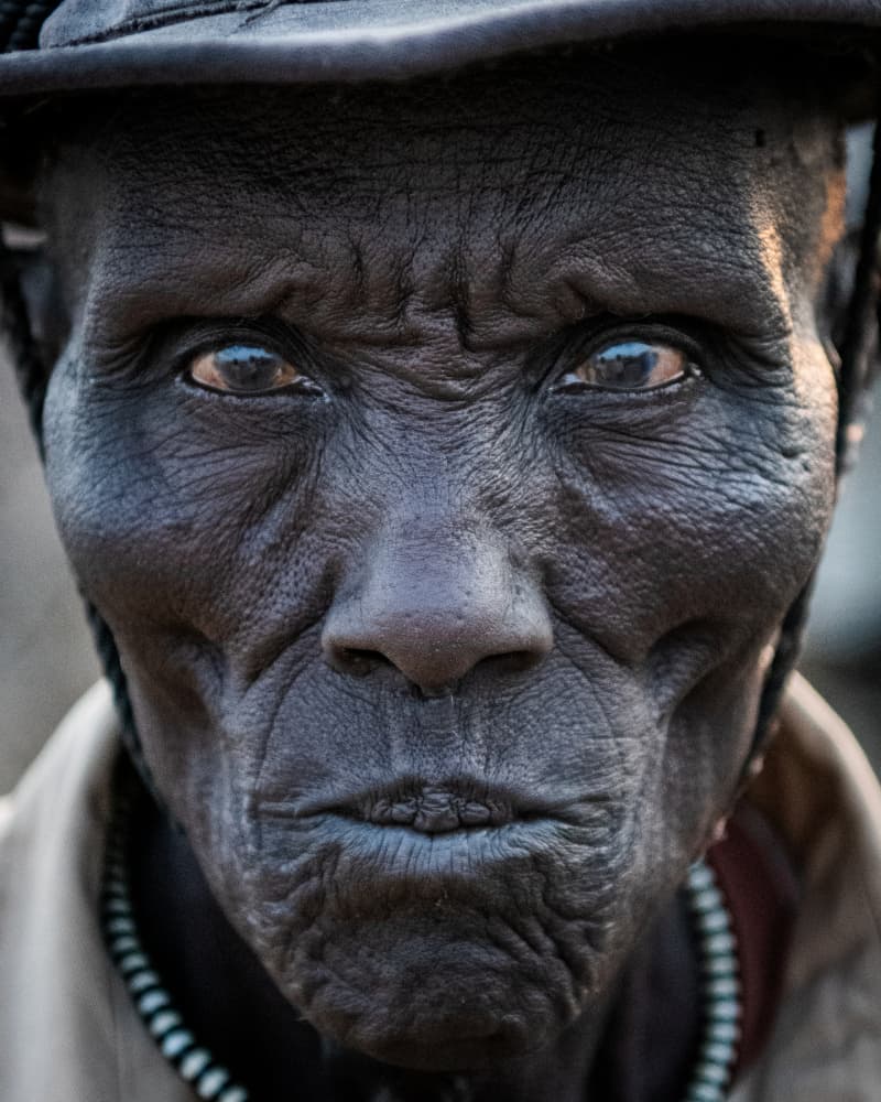 Wise Elder's Gaze by Max Vere-Hodge — canvas wall art