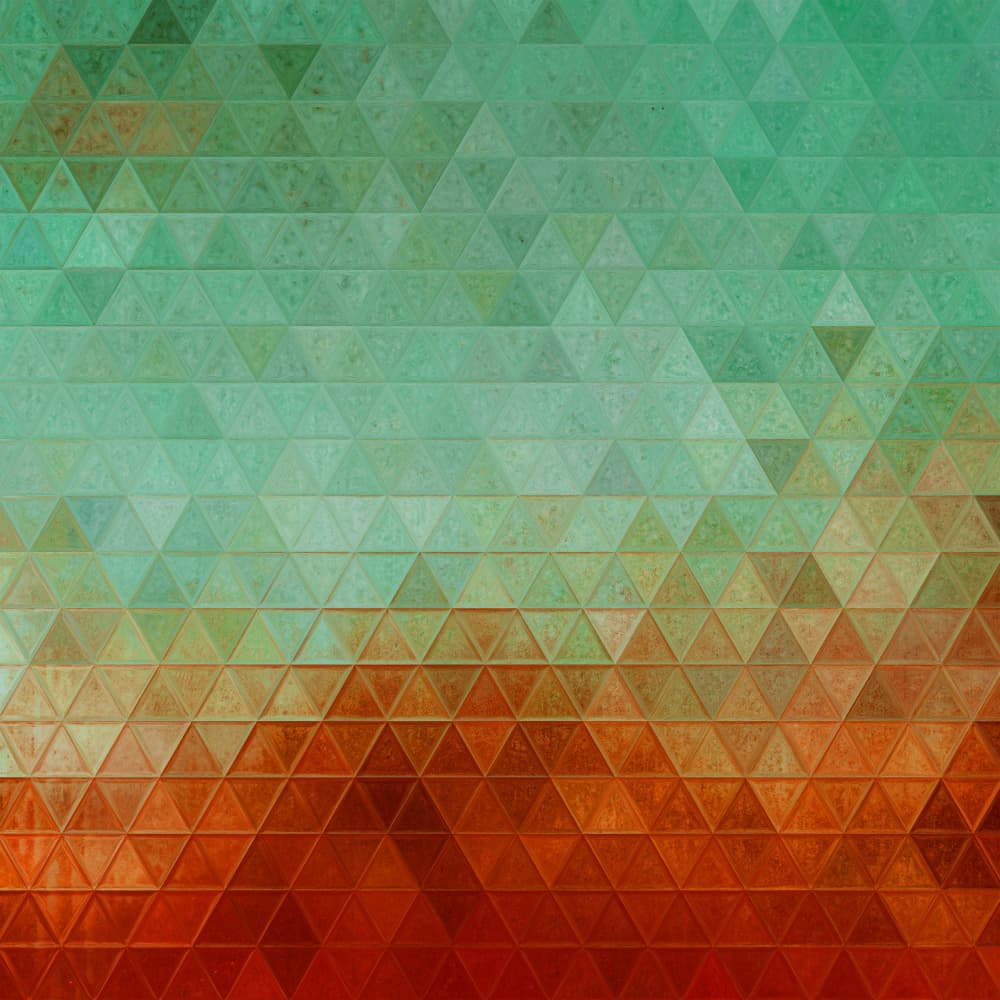 Geometric Color Gradient by Justyna Jaszke — canvas wall art