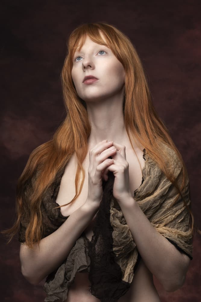Woman of Prayer by Jan Slotboom — canvas wall art
