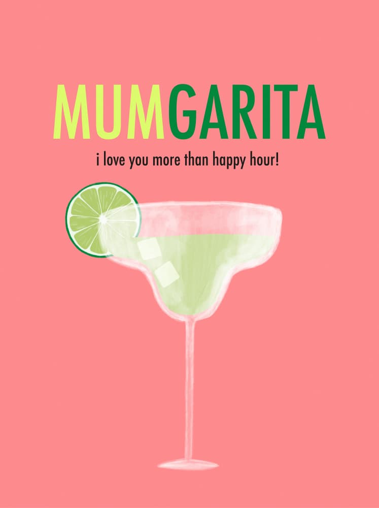 Mumgarita Happy Hour by Aislinn Simmonds — canvas wall art