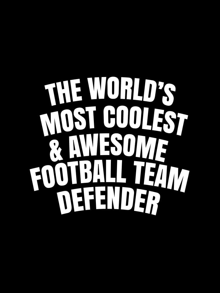 Awesome Football Defender by Happie Eagle — canvas wall art