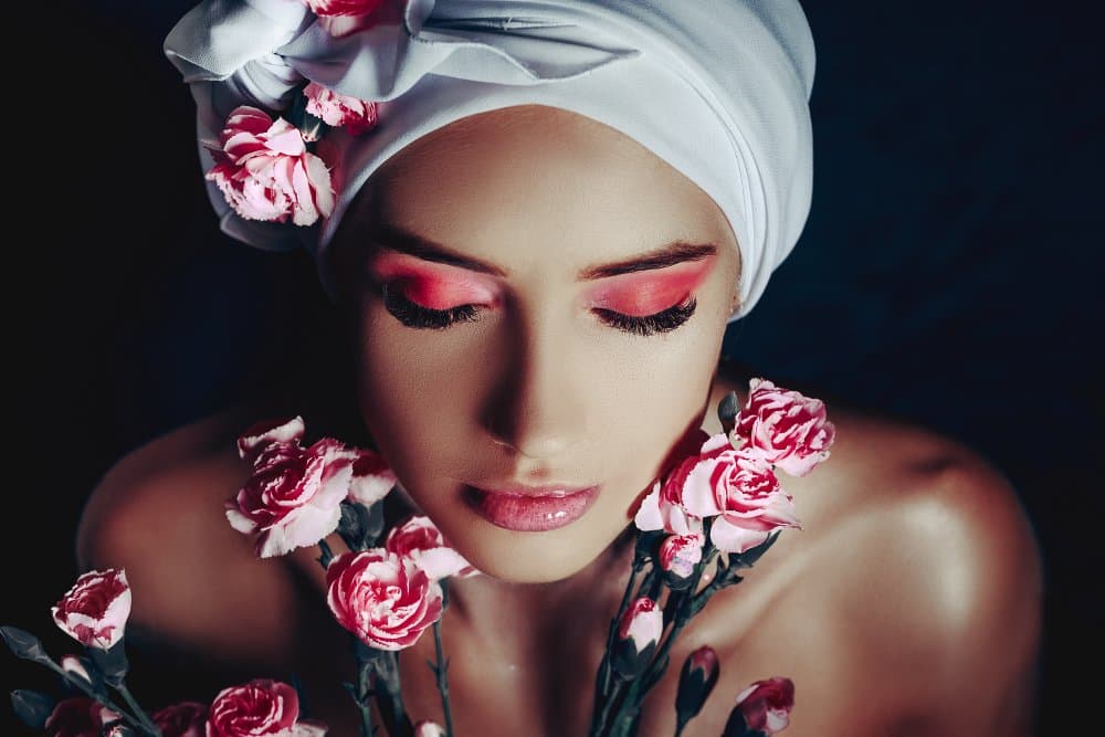 Elegant Pink Portrait by Ruslan Bolgov — canvas wall art