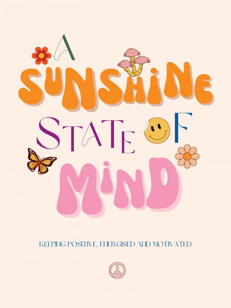 Sunshine State of Mind by Nazma Khokhar — canvas wall art