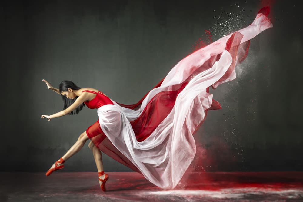 Dynamic Ballet Flow by Ajar Setiadi — canvas wall art