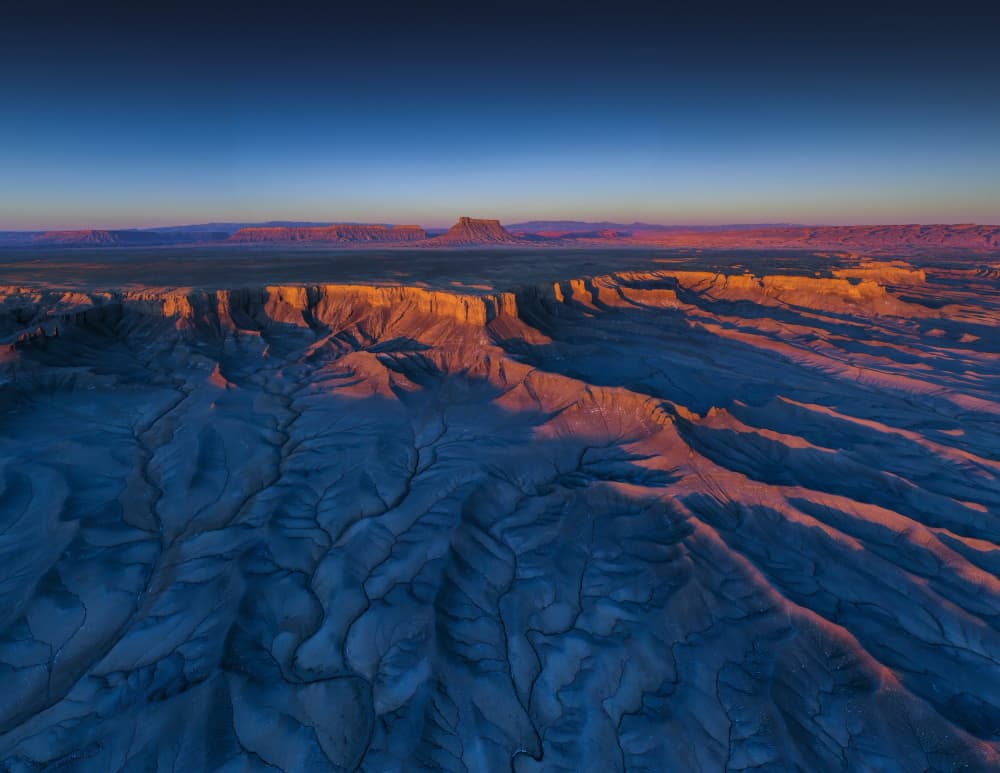Dramatic Desert Twilight by Judy Tseng — canvas wall art