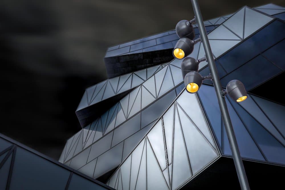 Glowing Urban Architecture by Stephan Rückert — canvas wall art