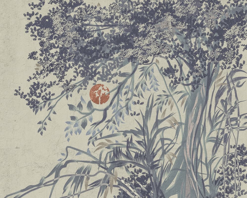 Blue Forest Moon by Josie George — canvas wall art