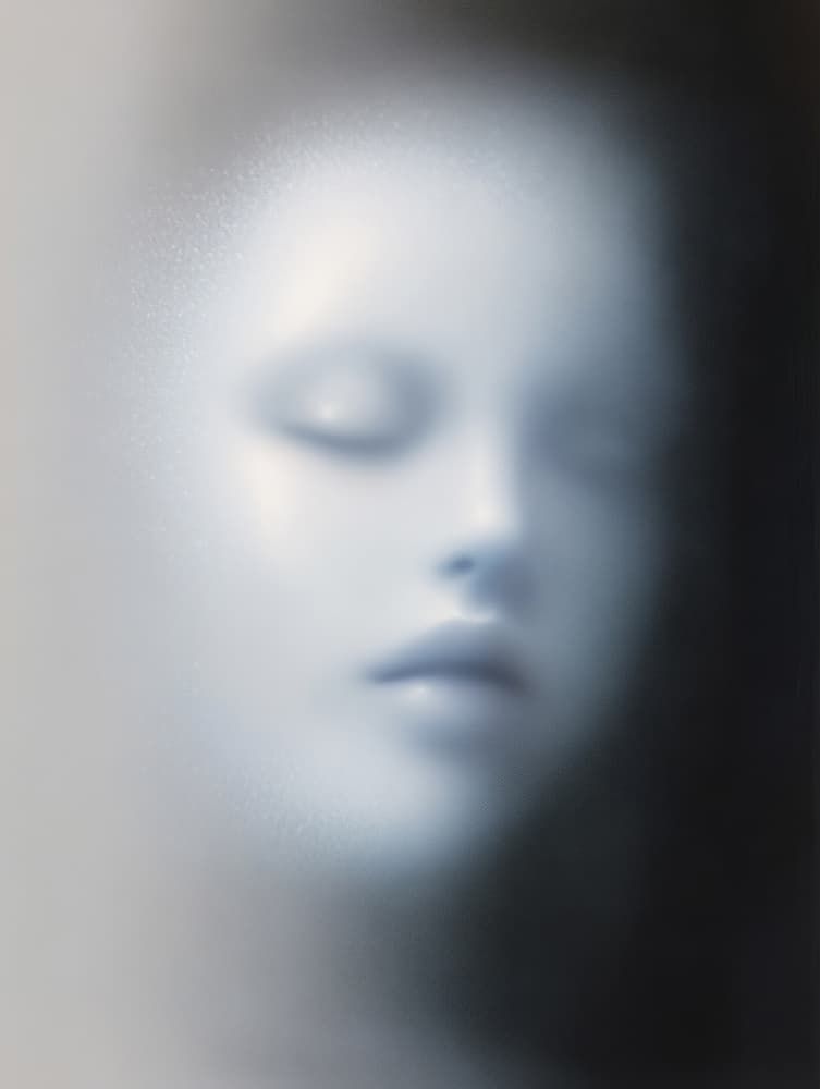 Ethereal Serene Face by Bilge Paksoylu — canvas wall art