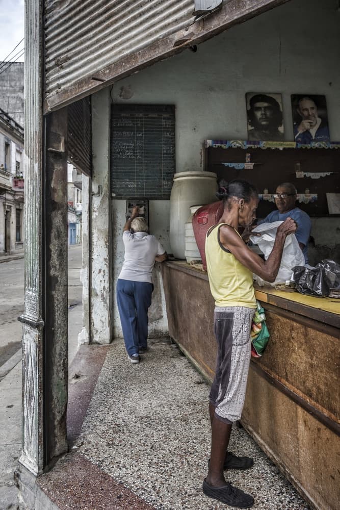 Cuban Street Shop Life by Pavol Stranak — canvas wall art