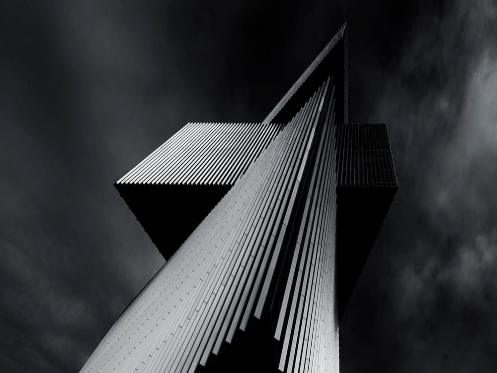 Modern Architectural Forms by Gerard Jonkman — canvas wall art