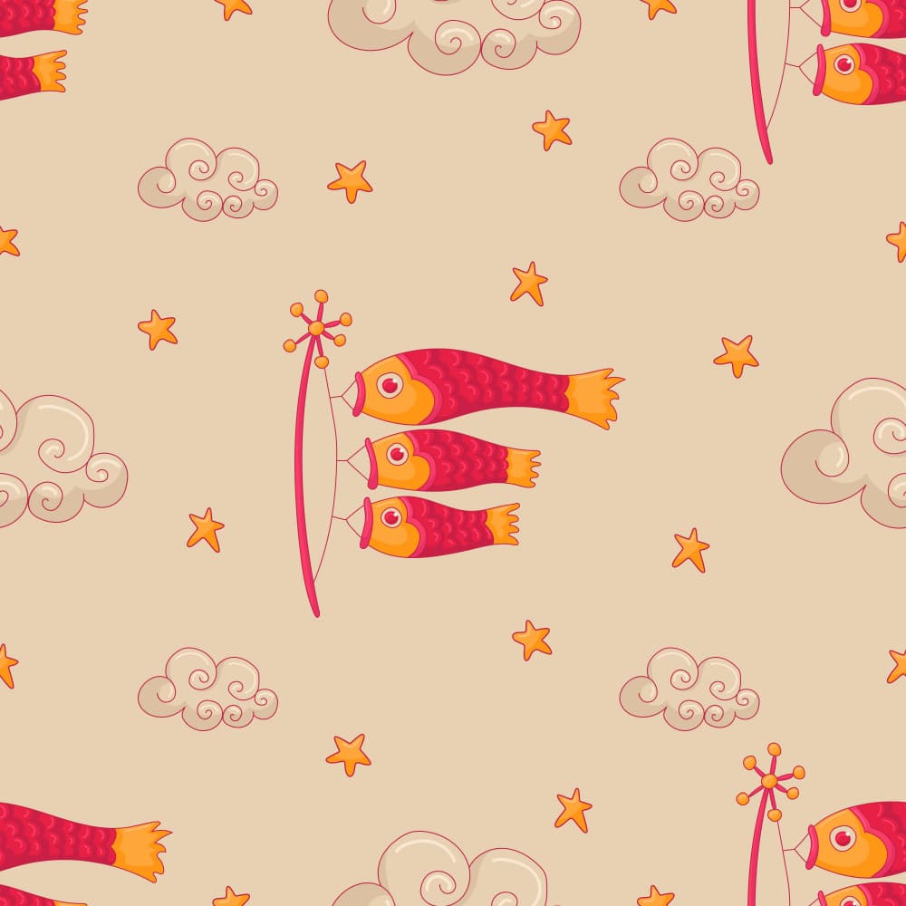 Colorful Carp Streamers by Marika Barsrsind β canvas wall art