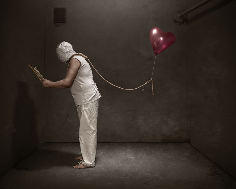 Tethered Heart by Petri Damstén — canvas wall art