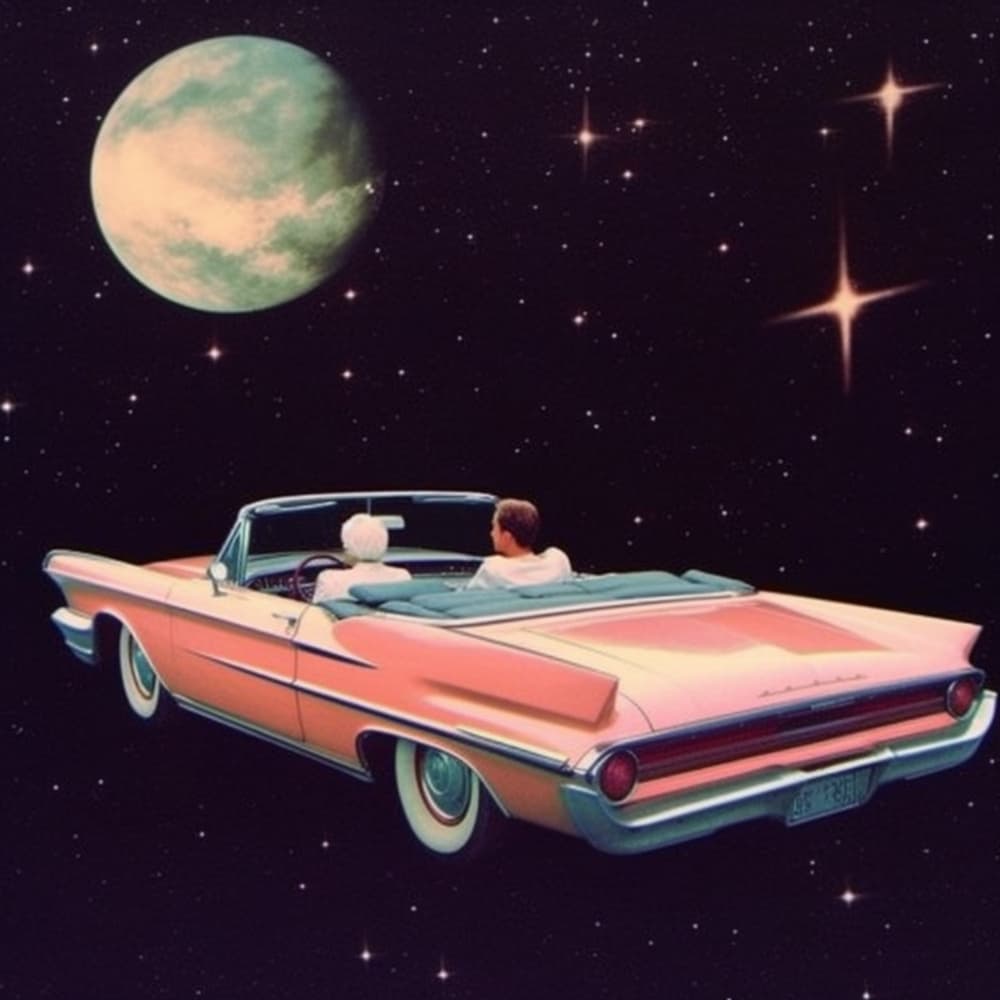 Dreamy Space Convertible by Samantha Hearn — canvas wall art