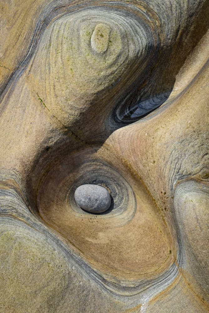 Eroded Stone Patterns by Linda Wride — canvas wall art