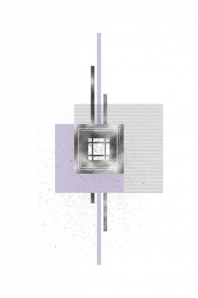 Modern Geometric Balance by Melanie Viola — canvas wall art