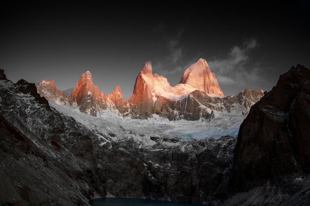 Fitz Roy Morning Glow by YANGYING — canvas wall art