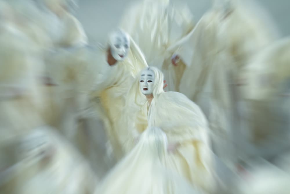 Ethereal Masked Movement by Christian Kurz — canvas wall art