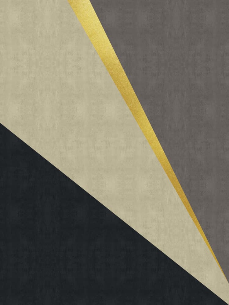 Sophisticated Gold Geometry by Vitor Costa — canvas wall art