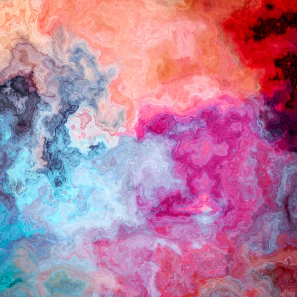 Vibrant Fluid Colors by Justyna Jaszke — canvas wall art