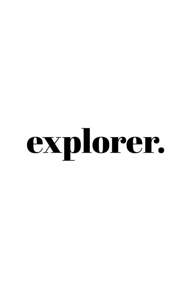 Bold Explorer Type by Oju Design — canvas wall art