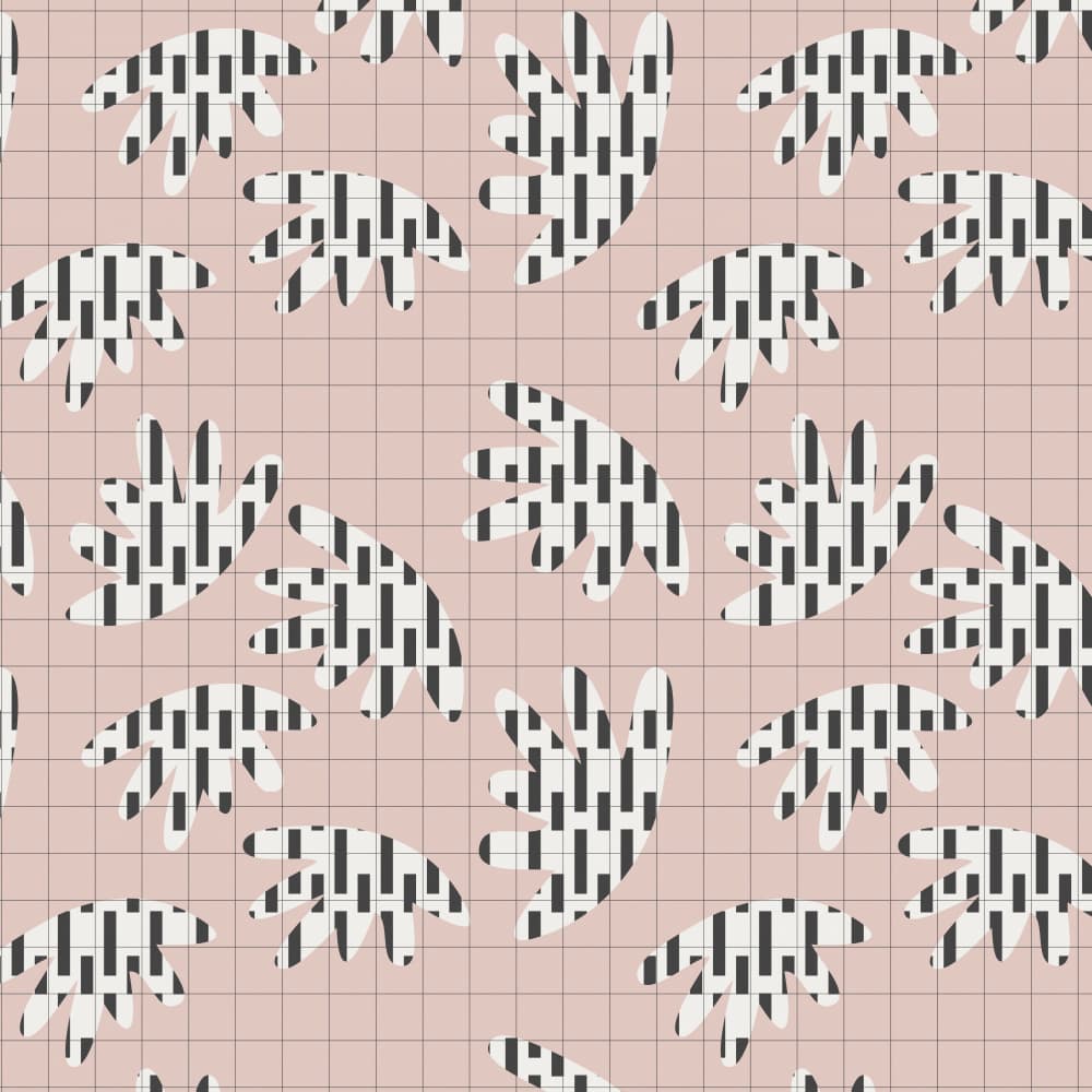 Modern Botanical Pattern by Dina Dankers — canvas wall art