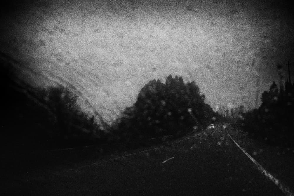 Rainy Road Drive by Paulo Abrantes — canvas wall art