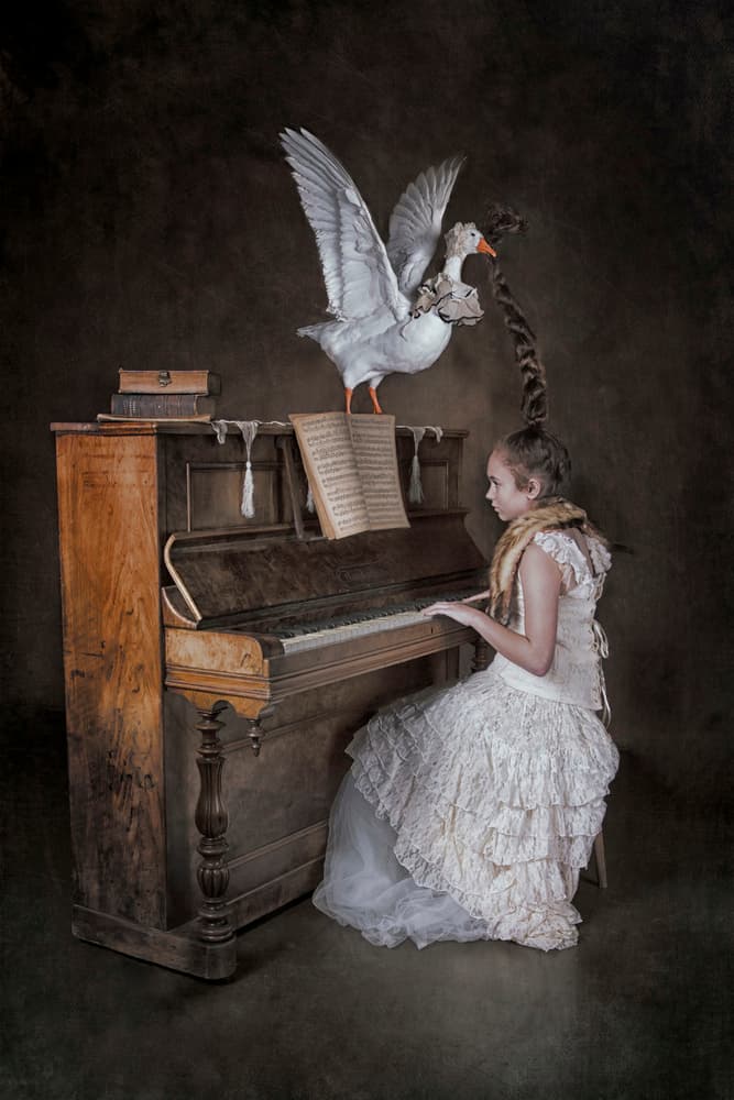 Whimsical Piano Dream by Carola Kayen-Mouthaan — canvas wall art