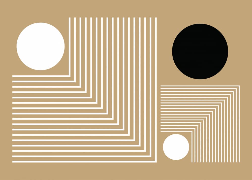Modern Abstract Geometry by Nilesh Kulkarni — canvas wall art