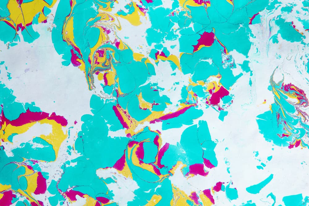 Vibrant Fluid Art Pattern by Julia Ramiro — canvas wall art