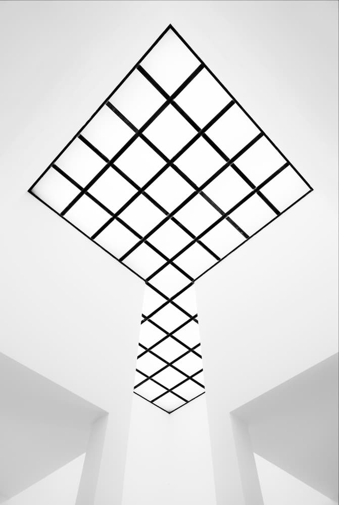 Abstract Geometric Ceiling by Greetje van Son — canvas wall art