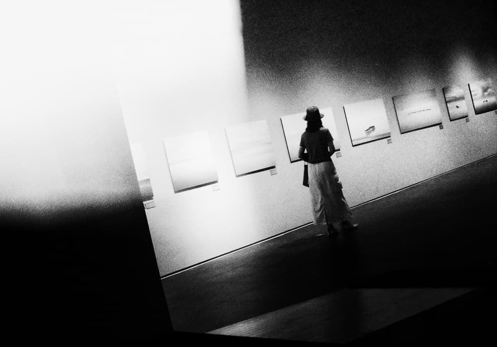 Quiet Gallery Moment by Mi Young Choi — canvas wall art