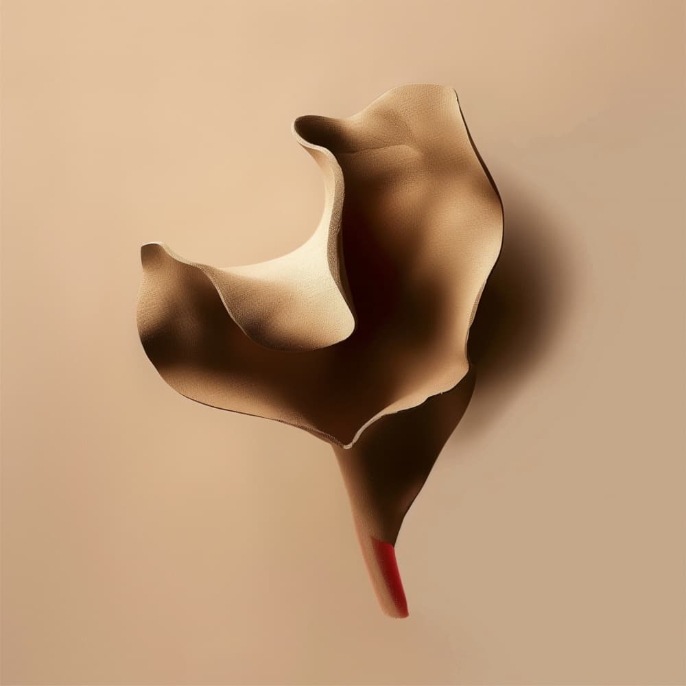 Soft Sculptural Form by Alma — canvas wall art