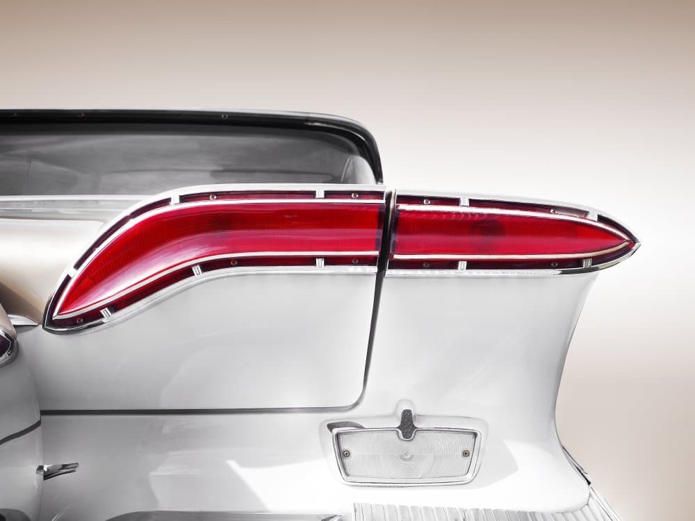 Vintage Red Taillight by Beate Gube — canvas wall art
