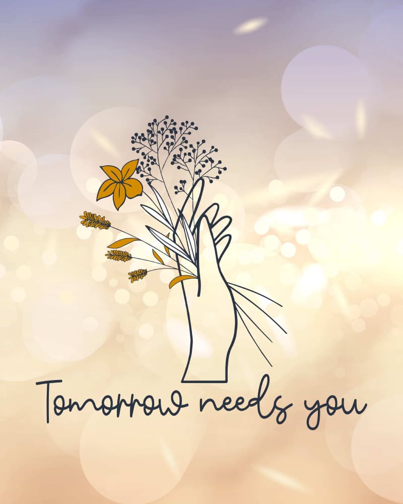 Tomorrow Needs by Alva Jumath — canvas wall art