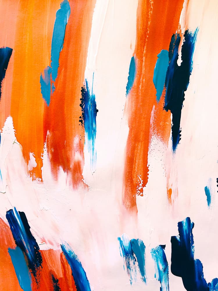 Vibrant Abstract Strokes by Ejaaz Haniff — canvas wall art