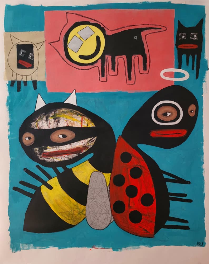 Quirky Animal Creatures by Sam Luff — canvas wall art