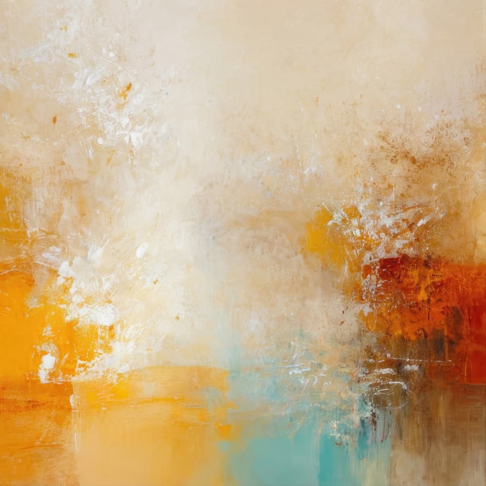 Golden Horizon Abstract by Alpenglow Workshop — canvas wall art